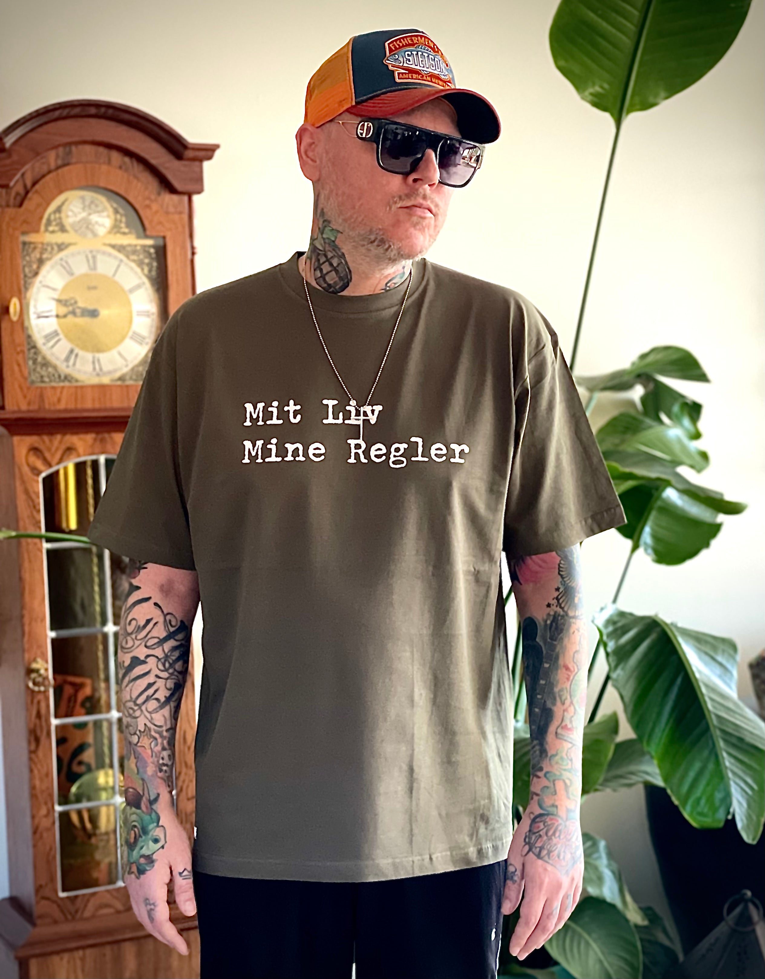 Mit Liv Mine Regler T-Shirt - Army Green
