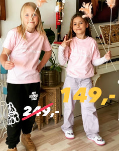 Mit Liv Mine Regler Kids T-Shirt (Lyserød)