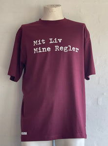 Mit Liv Mine Regler T-Shirt - Burgundy